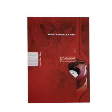 Cahier de musique petit format 48 pages