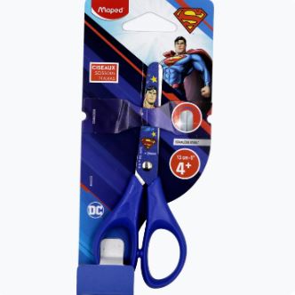 Ciseaux 13cm à bouts ronds Superman