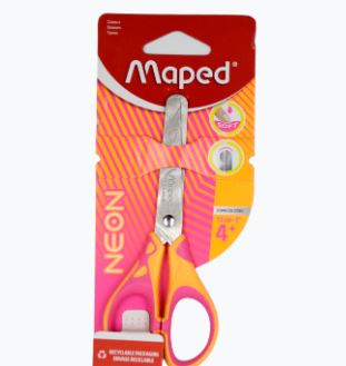 Ciseaux 13cm à bouts ronds Pulse Soft Neon