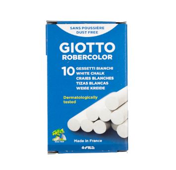 Craies blanches Robercolor 10 pièces