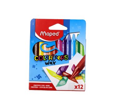 Crayons de cire 12 couleurs Color'Peps