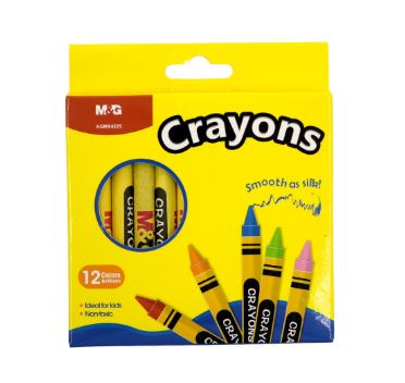 crayons de cire 12 couleurs X4225