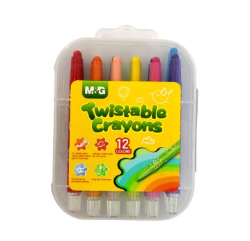 Crayons de cire torsadés 12 couleurs X4232