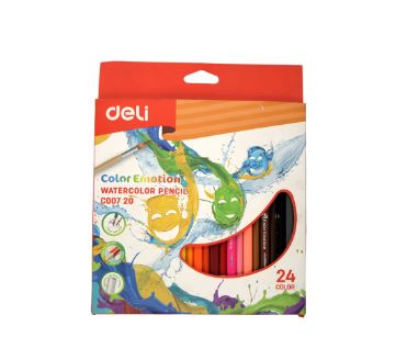 crayons de couleur Emotion 24 pièces