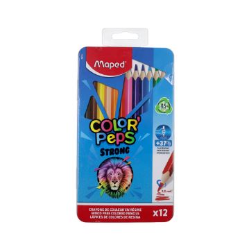 Crayons de couleur Strong 18 pièces 18cm