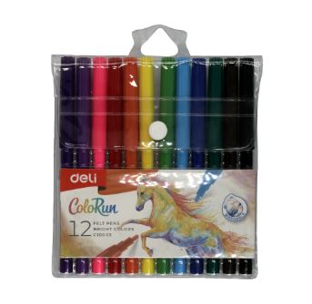 Feutres 12 couleurs ogive 10003