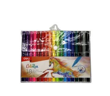 Feutres 18 couleurs ogive ColoRun C100-13