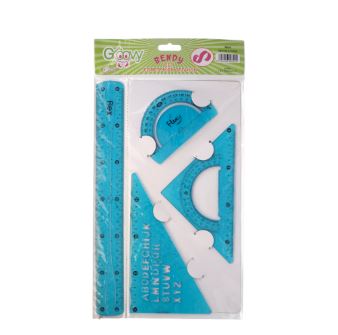 Kit règles flexy 30cm 4 pièces Groovy
