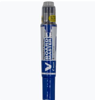 Marqueur bleu V-Board Master pointe fine