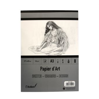 Papier dessin L'Étudiant A3 20 feuilles 165g