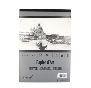 Papier dessin A4 20 feuilles 165g