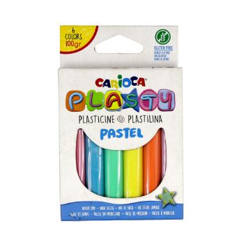 Pâte à modeler pastel 6 pièces