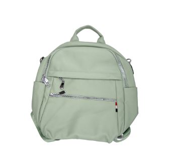 Sac à dos cuir vert B-46