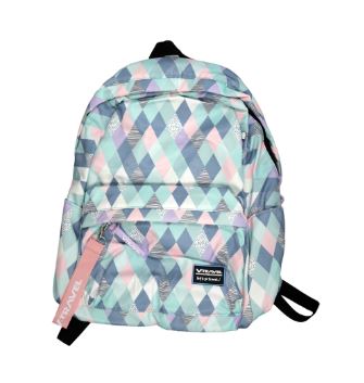 Sac à dos V-Travel France Cubes pastel vert rosé