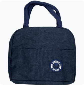 Sac goûter isotherme bleu B-43
