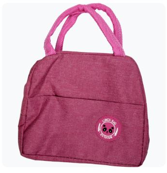 Sac goûter isotherme rose B-43
