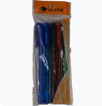 Stylos à bille 4 couleurs