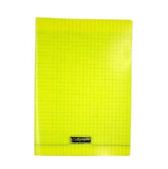Cahier polypro jaune A4 96 pages