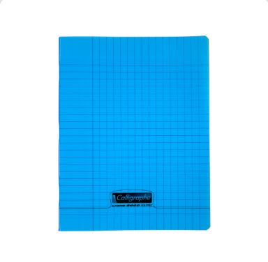 Cahier séyès polypro bleu petit format 96 pages