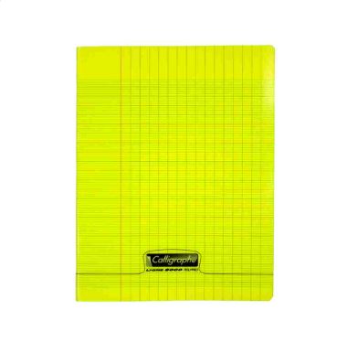 Cahier séyès polypro jaune petit format 96 pages