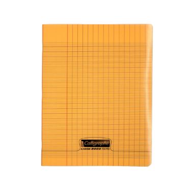 Cahier séyès polypro orange petit format 96 pages