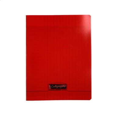 Cahier séyès polypro rouge petit format 96 pages