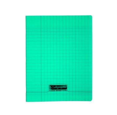 Cahier séyès polypro vert petit format 96 pages