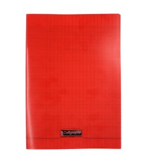 Cahier polypro rouge A4 192 pages