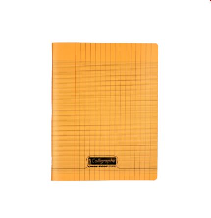 Cahier polypro orange petit format 192 pages