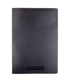 Cahier séyès 96 pages A4 polypro gris