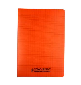 Cahier séyès 96 pages A4 polypro orange