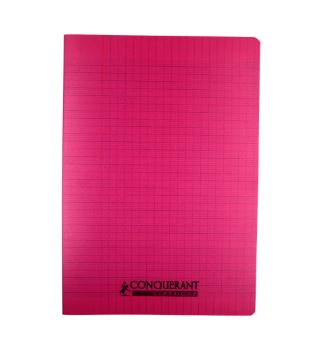 Cahier séyès 96 pages A4 polypro rose