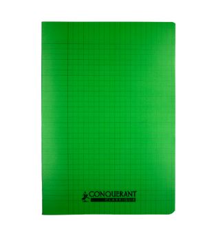 Cahier séyès 96 pages A4 polypro vert