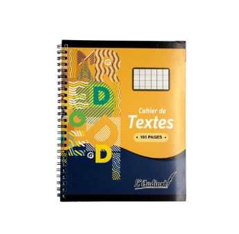 Cahier de texte 100 pages