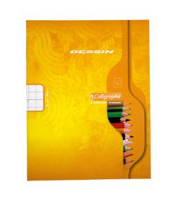 Cahier dessin uni 100 pages 24×32cm