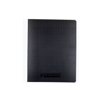 Cahier séyès petit format 96 pages polypro gris