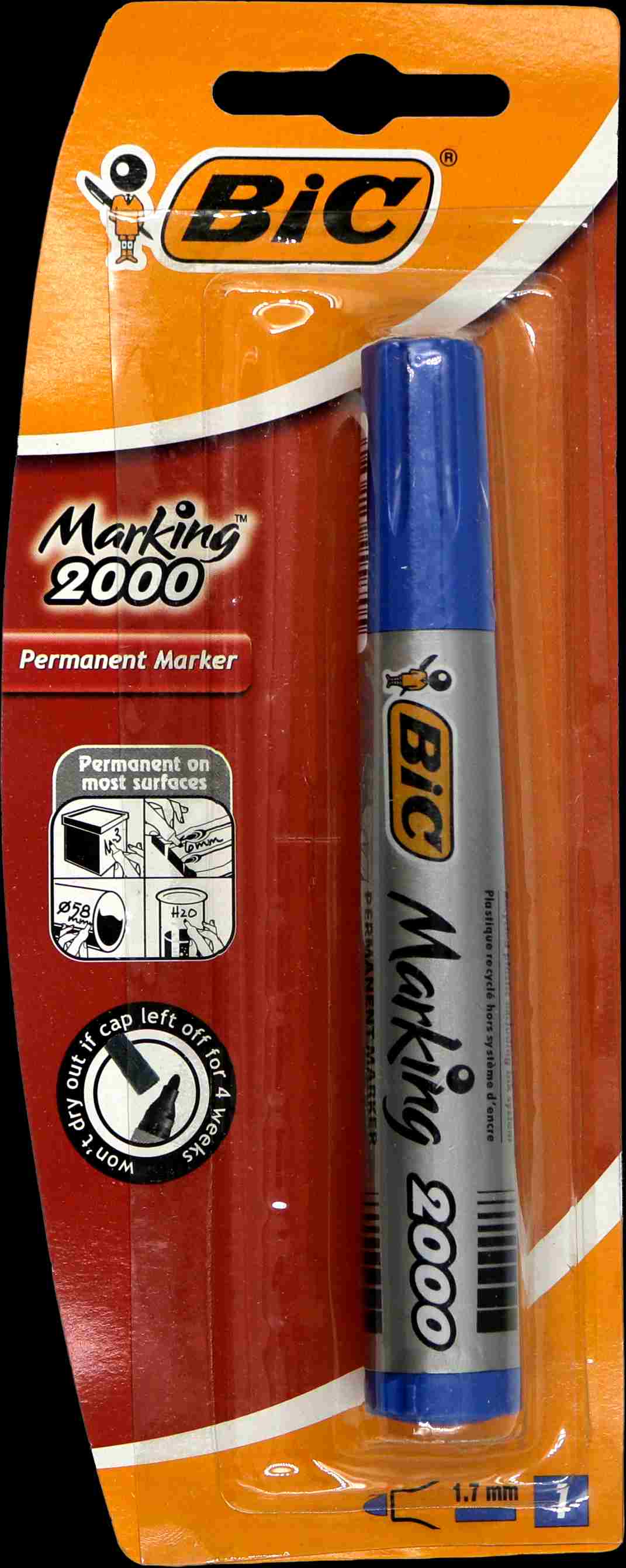 Marqueur effaçable bleu Bullet