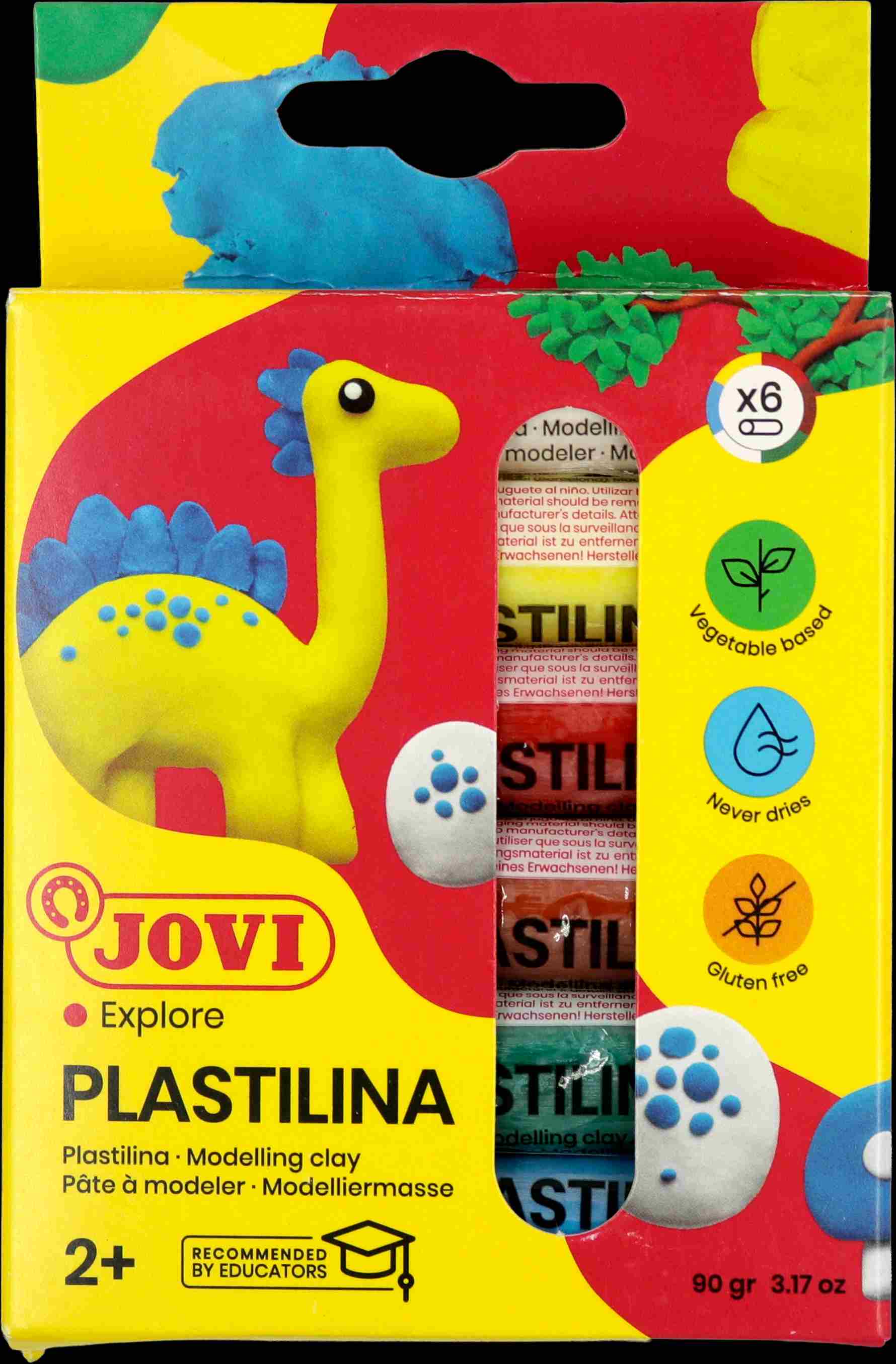 Pâte à modeler 6 pièces