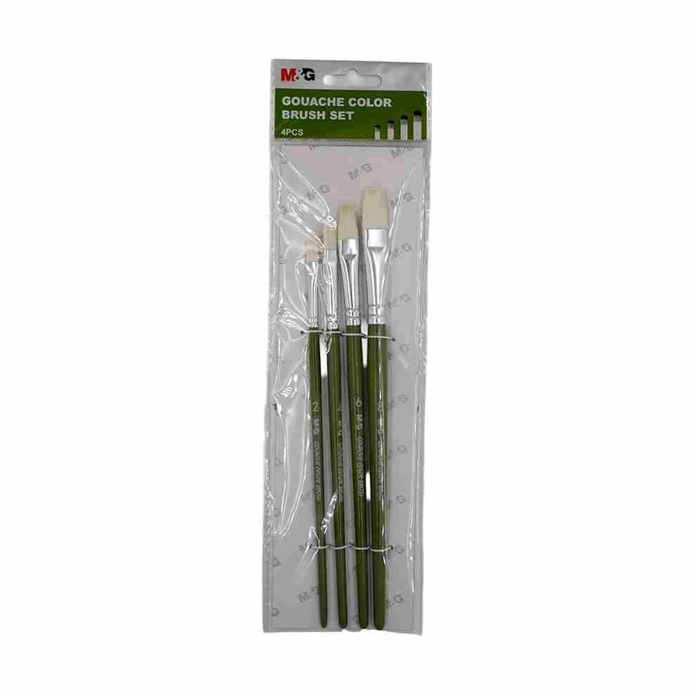 Pinceaux plats 4 pièces n°2-4-6-8 97891