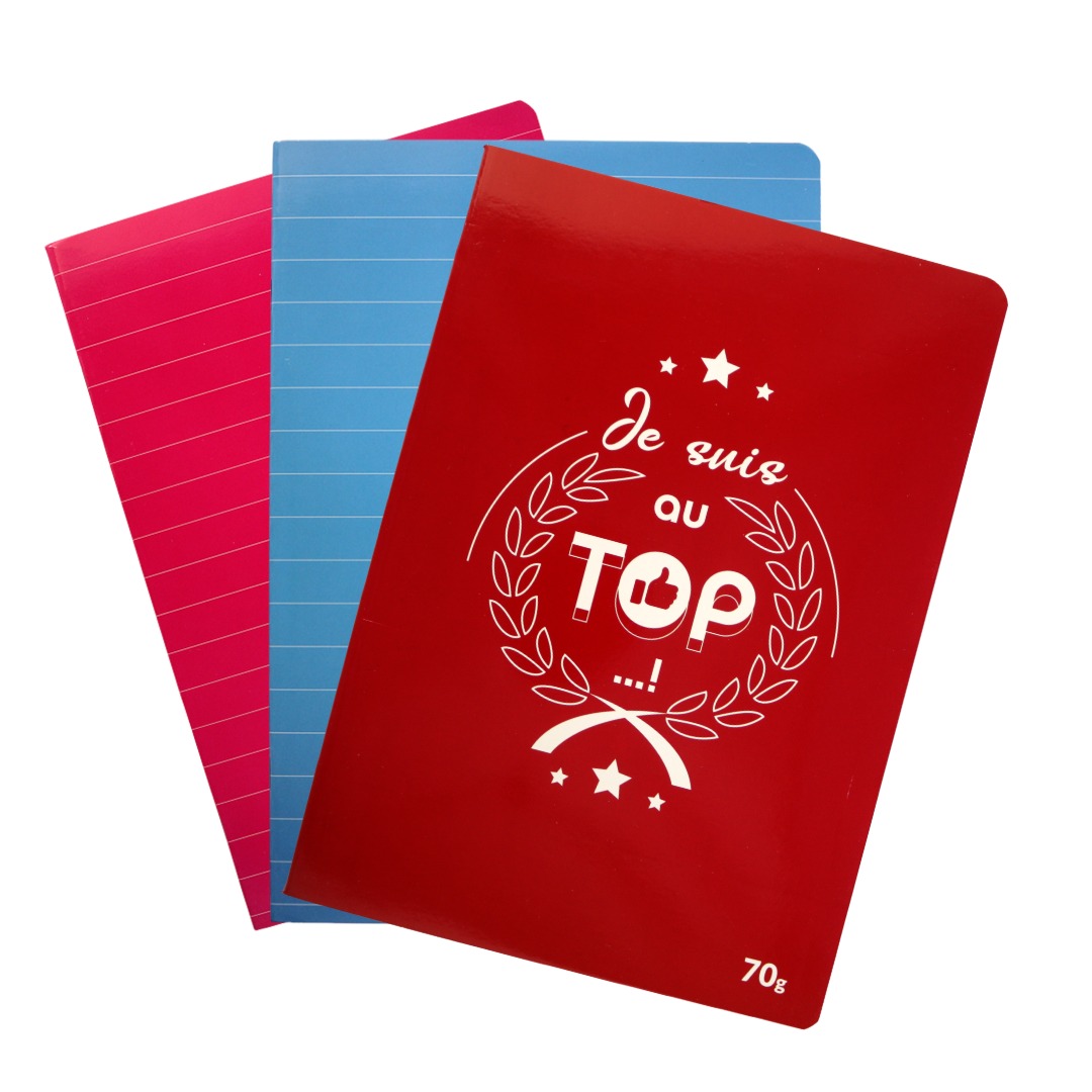 Cahier assorti A4 192 pages 70g