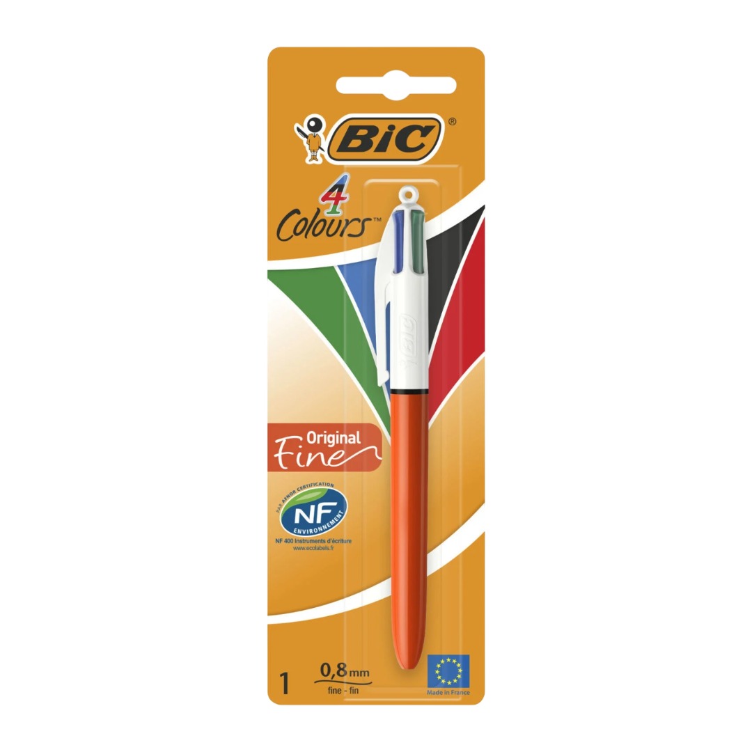 Stylo bille Grip 4 en 1 pointe fine