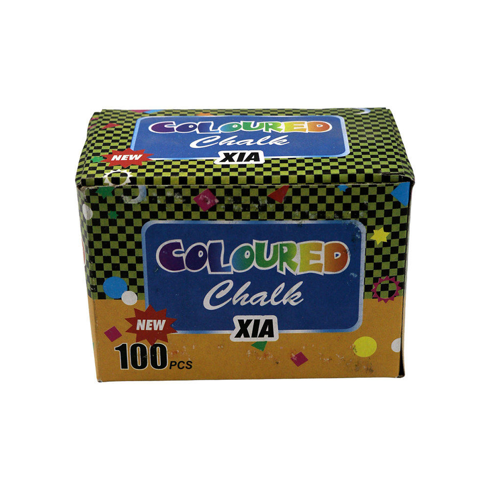 Craie de couleur 100 pièces