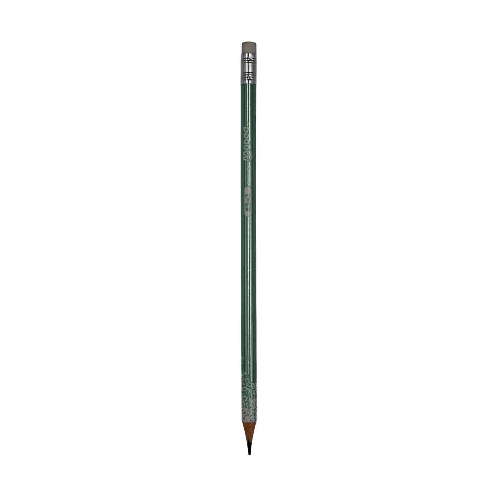 Crayon graphite HB avec gomme glitter Black'Peps