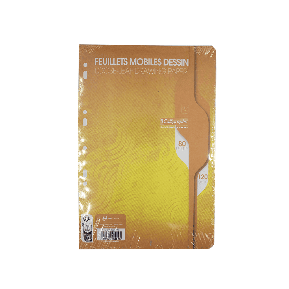 Papier dessin mobile perforé 80 feuilles 24×32
