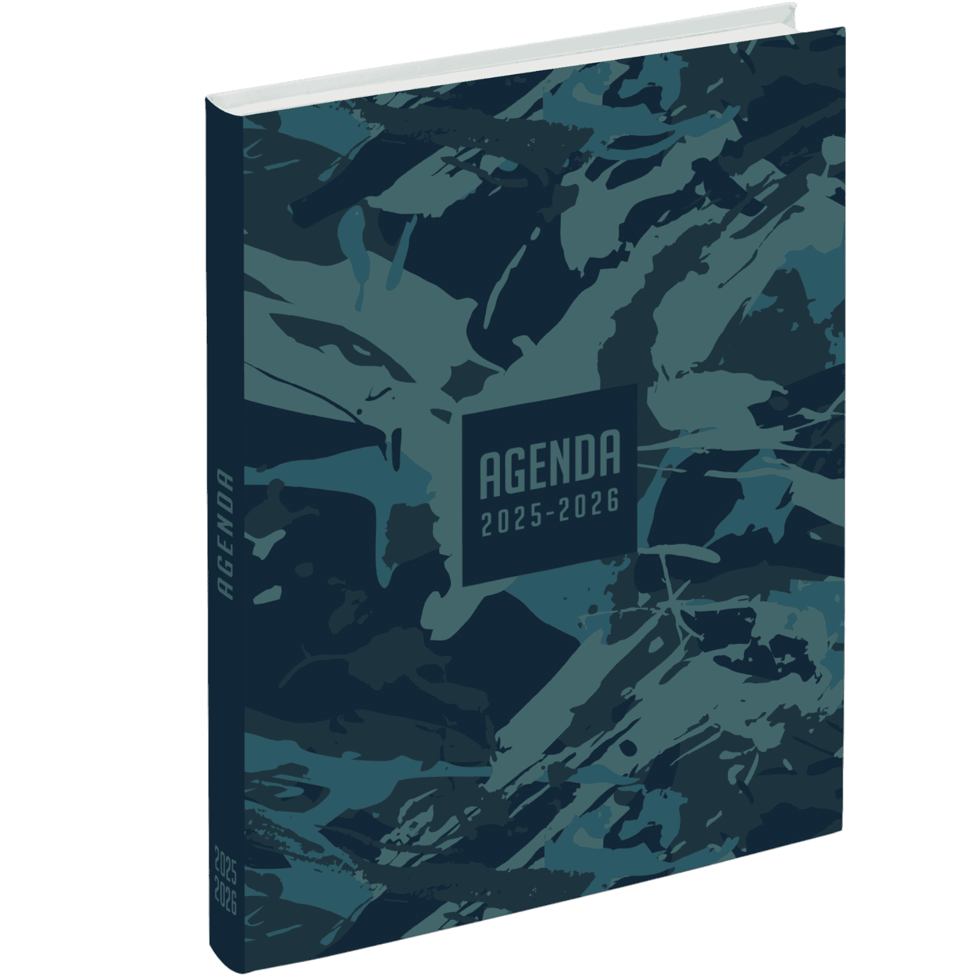 Agenda camouflage 11,5×17cm 304 pages