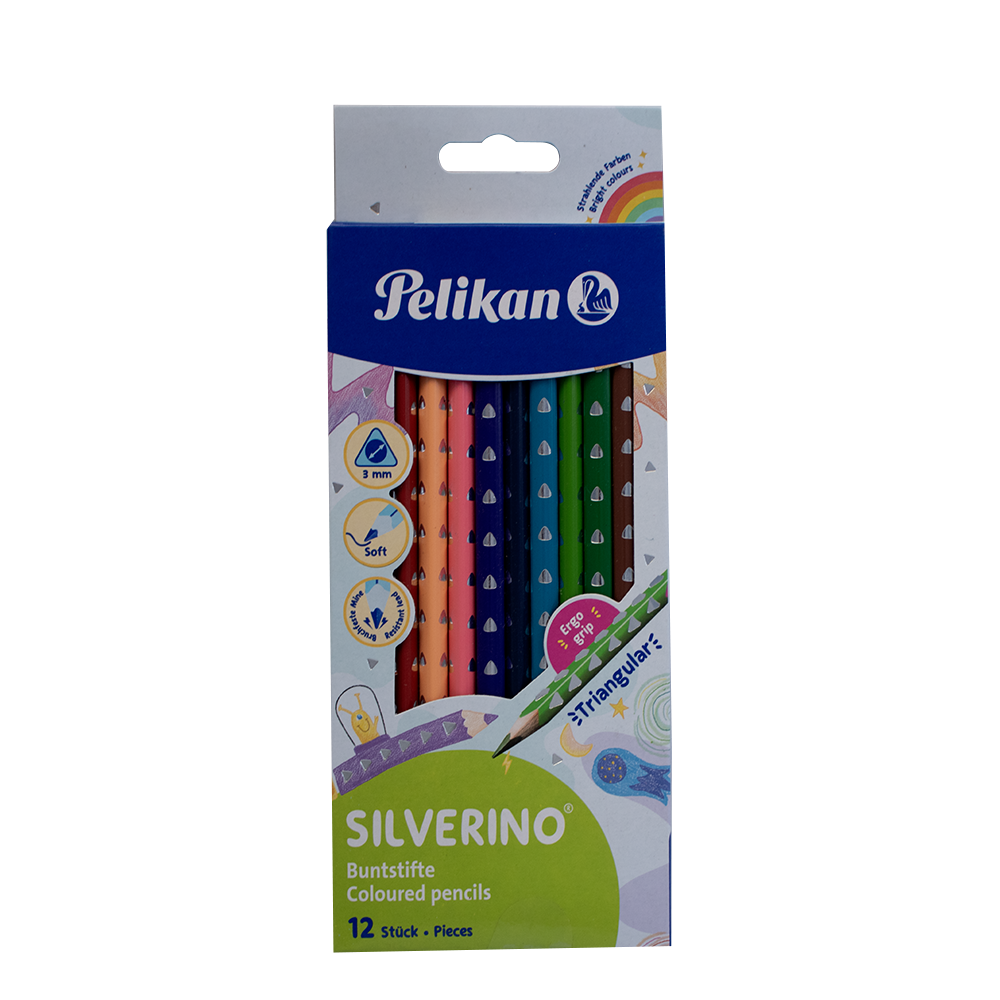 Crayons de couleur 12 pièces
