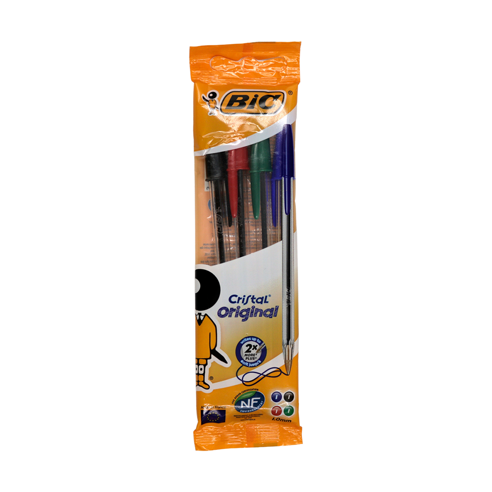 Stylo bille Grip 4 couleurs 4 en 1
