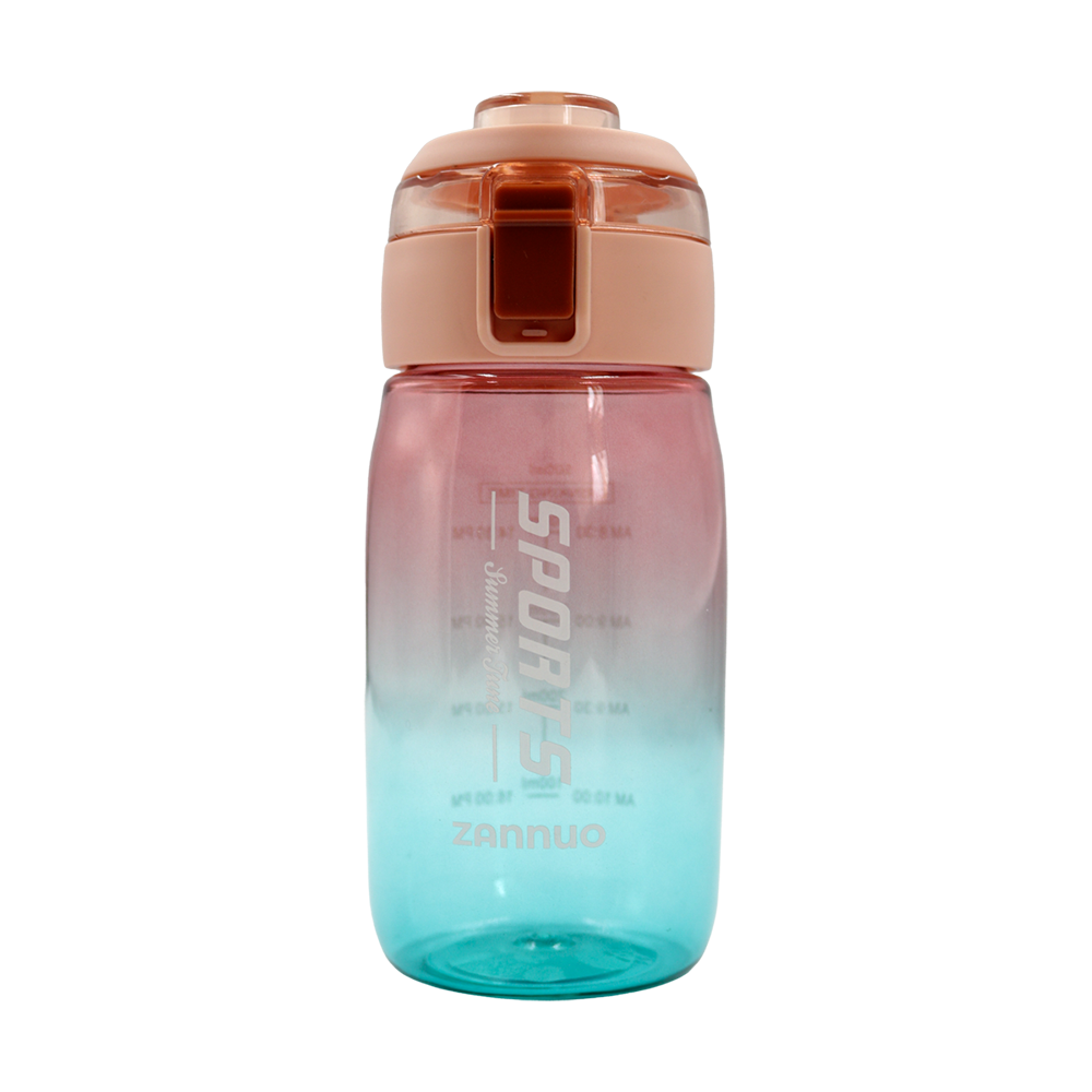 Gourde sport sans paille 400ml rose/bleu 2683/C-282