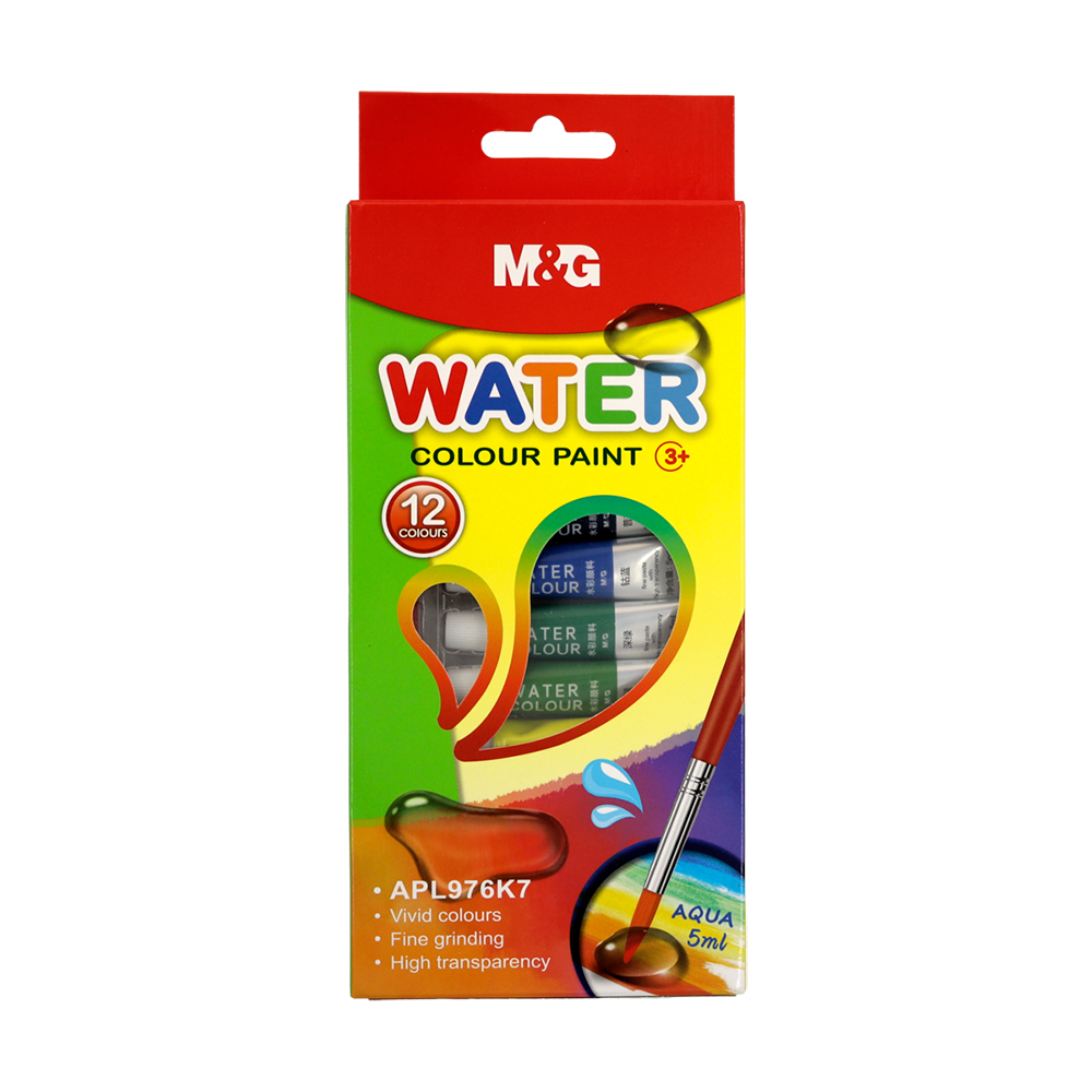 Peinture eau 12×5ml 976K7