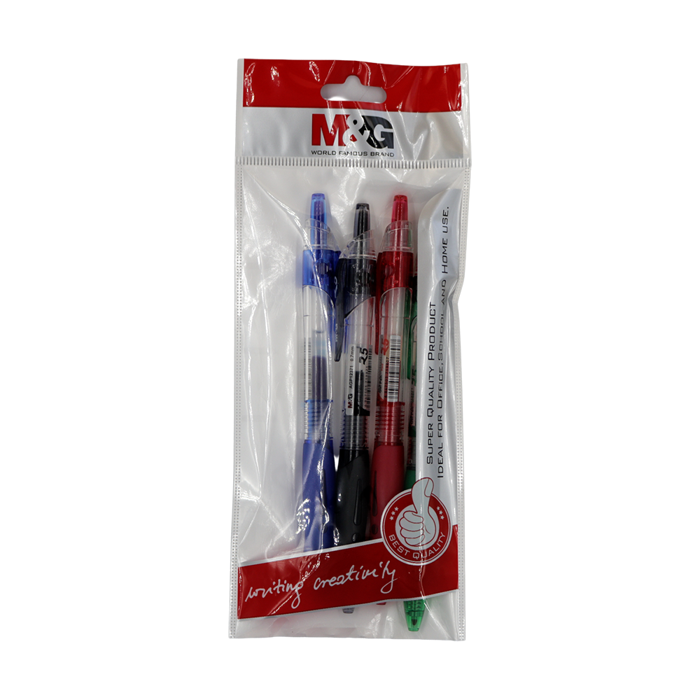 Stylo gel couleurs R5 0.7mm 4 pièces 12371